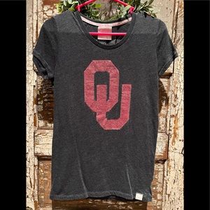 PINK Victoria’s Secret charcoal OU tshirt